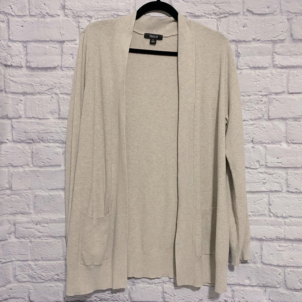 Tribesman 44 Draped Open Front Cardigan
